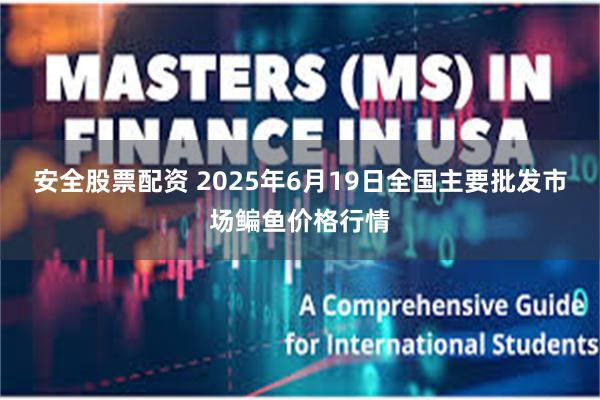 安全股票配资 2025年6月19日全国主要批发市场鳊鱼价格行情