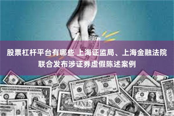 股票杠杆平台有哪些 上海证监局、上海金融法院联合发布涉证券虚假陈述案例