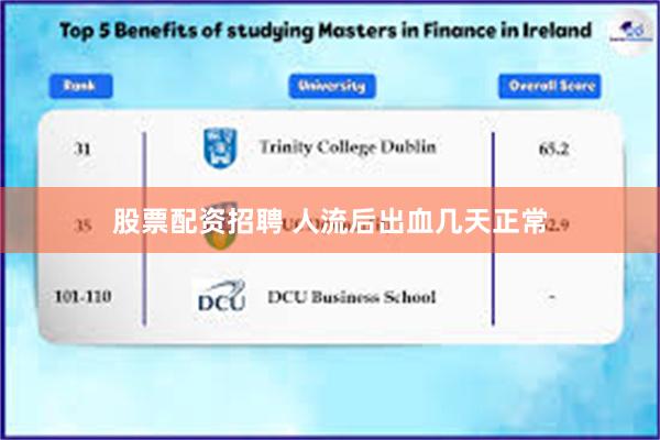 股票配资招聘 人流后出血几天正常